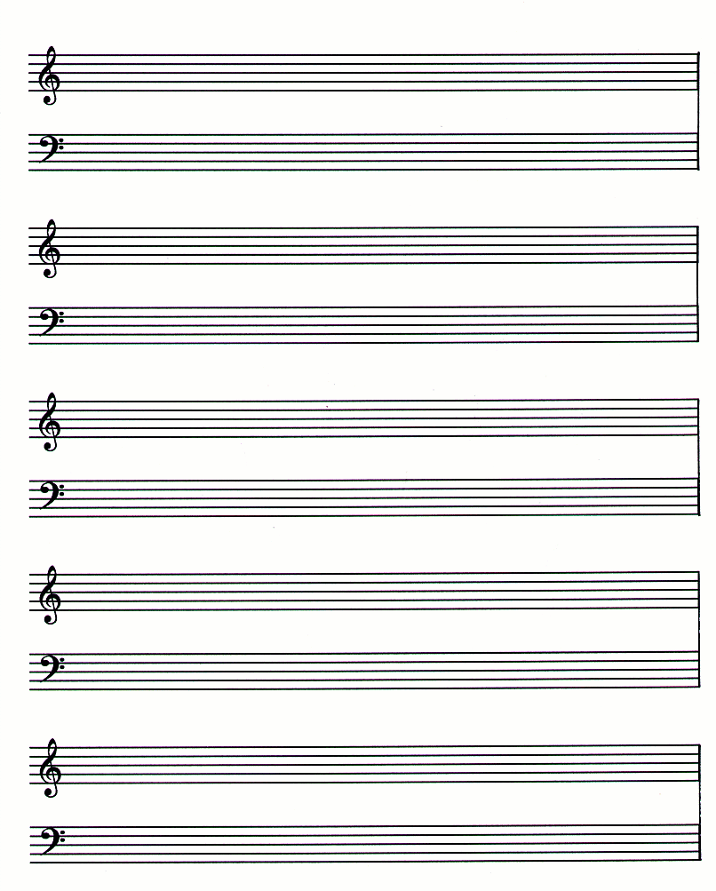 sheet music manuscript paper printable