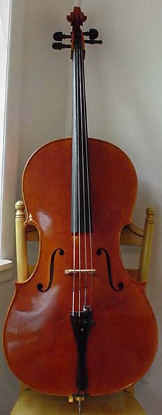 Cello, case and bow  for sale