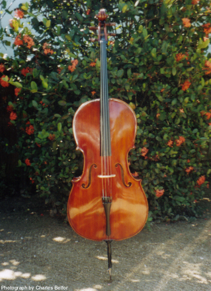 Charles Belfor's cello Charles Belfor's cello